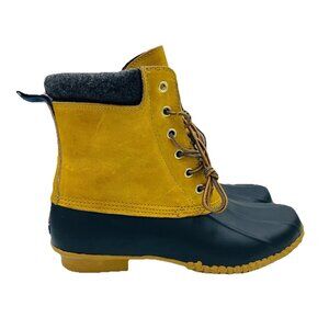Tommy Hilfiger Shoes Womens Size 9 Leather Duck Boot Comfort WaterProof Outdoor